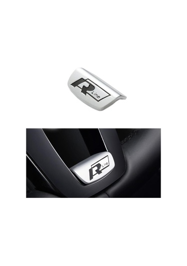 Volkswagen R-line Logolu Siyah Direksiyon Logosu Geçmeli Model Dıka01-02 siyah