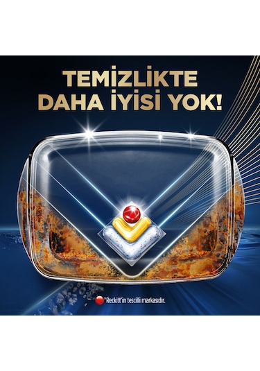 Finish Ultimate Plus Hepsi Bir Arada Limon Bulaşık Makinesi Deterjanı Tableti 60 Kapsül