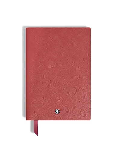 Montblanc Saffiano Deri Kırmızı Orta Boy Defter 134764