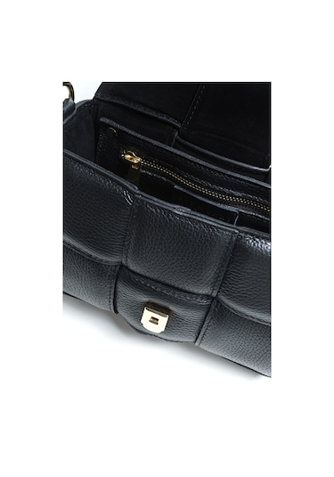 Çapraz Çanta Kadın Soleıl M Piumelli Milano Bag D28 Black Siyah