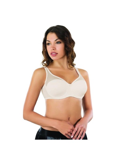 Açık Ten Mı Emay 167d Pedli Tül Toparlayıcı Sütyen Açık Ten