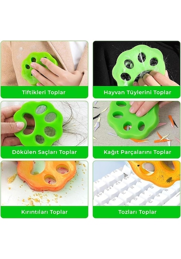 3 Lü Yün Kurutma Topu Doğal Çamaşır Yumuşatıcı - Keçe Kurutma Makinası Topları - Kırışık Önleyici, Tüy Toplayıcı Ve Lavanta Yağ Hediye