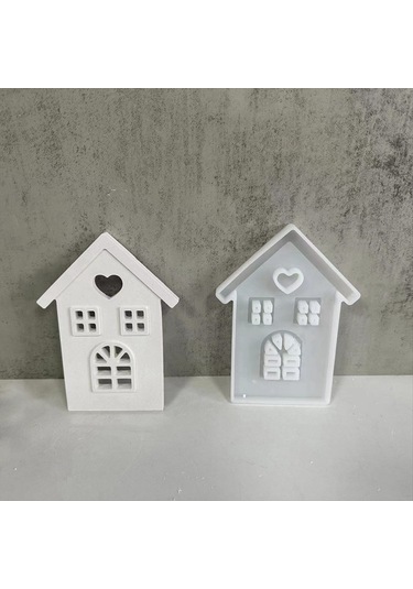 Gildedwill B Süsler Silikon Kalıp Mumluk Tabanı Silikon Kalıp Kendin Yap Çimento Alçı Ev Dekorasyonu Kalıbı Reçine Kalıp