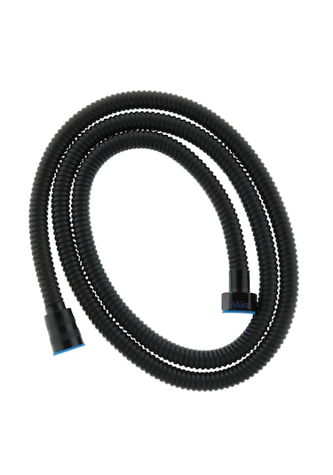 Siyah Yuvarlak 3 Fonksiyonlu El Duşu Ve Siyah Örgülü Hortum Seti Krom - Siyah