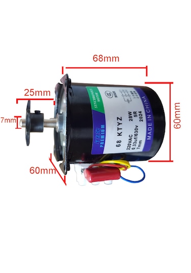 Kuluçka Çevirme Motoru 28w - 220 V