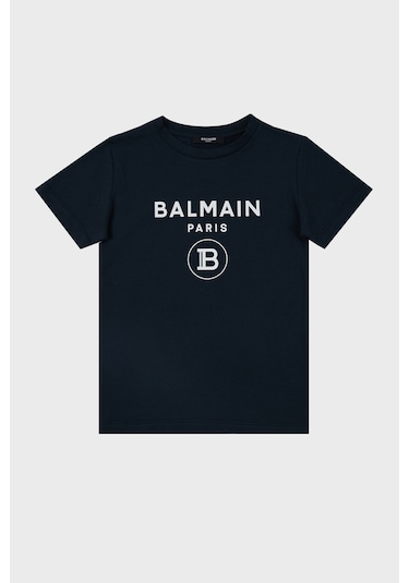 Balmain Çocuk T Shirt 6m8701 Mx030 621bc Lacivert Lacivert Balmain Çocuk T Shirt 6m8701 Mx030 621bc Lacivert Lacivert