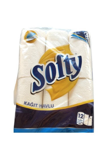 Softy 3 Katlı Kağıt Havlu 12'li