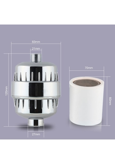 Sones Wheelton Wht-303 Ev Banyo Su Arıtma Cihazı Banyo Duş Filtresi