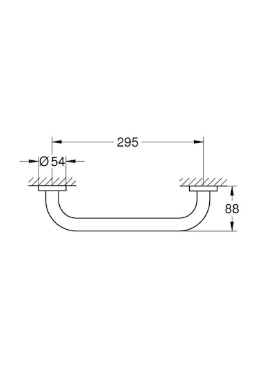 Grohe Essentials Banyo Tutamağı Tutunma Barı -  40421001