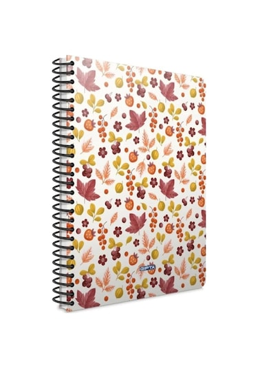 Gıpta 100 Things 17 x 24 100 Yaprak Çizgili Sert Kapak Spiralli Lastikli Defter Model 3