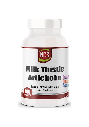 Ncs Milk Thistle Artichoke Zerdeçal Karahindiba Zencefil 180 Tab.