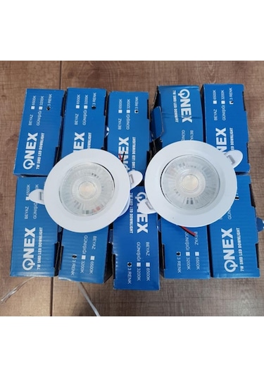 10 ADET 7 W BEYAZ RENK LED SPOT