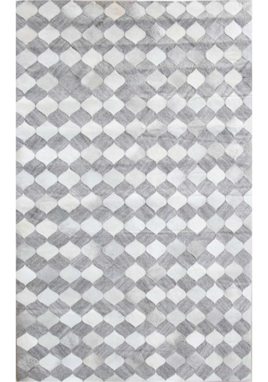 Eko Halı Tabac 900427 Xw Grey El Dokuma Deri Halı