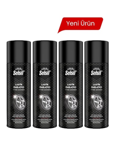 4x Lastik Parlatıcı Sprey