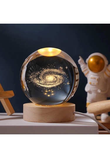 Toz Bulutu Tasarımlı Dekoratif Usb'li Gece Lambası Çok Renkli