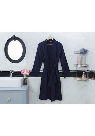 Madame Coco Nicola Kimono Erkek Bornoz - Lacivert 8682116248631 Lacivert