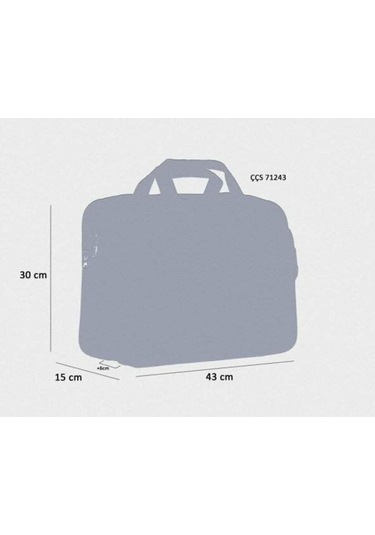 Ççs Ççs71243 Unisex Laptop & Evrak Çantası Siyah