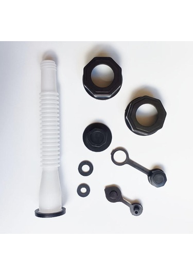 Suntek Matkap Beyaz Esnek Dökme Nozulu Ile Gaz Bidonu 1-takım