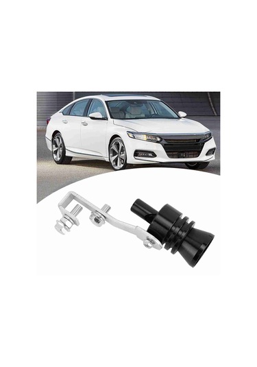 Xiyyadms Motor Borusu Turbo Ses Simülatörü - Alüminyum, Siyah, L Boyutu - Kolay Kurulum, Honda Ve Acura Uyumlu