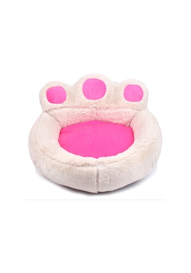 Vkemall Kedi Köpek Yatağı Yumuşak Minder - Çıkartılabilir Çamaşırlı, Isı Sağlar, Orta Boy 5 Kg'a Kadar Hayvanlar İçin