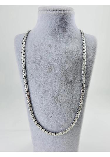 Gri Çelik Çelik Kolye 60 Cm - Ekl0056 Çok renkli