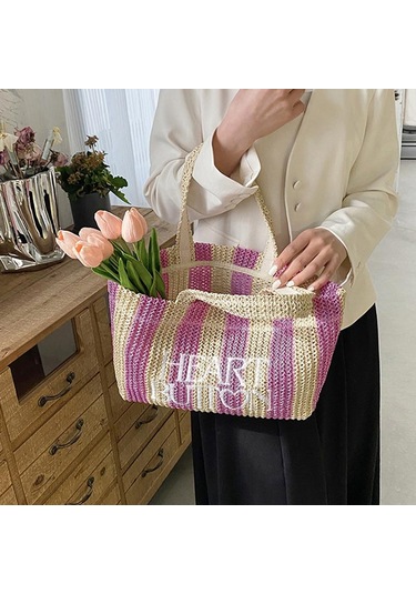 Siyah Yogodlns Yaz Plaj Saman Omuz Askılı Çanta Kadın Bohemian Dokuma Sepet Çanta El Yapımı Seyahat Çantaları Kadınlar Için Siyah