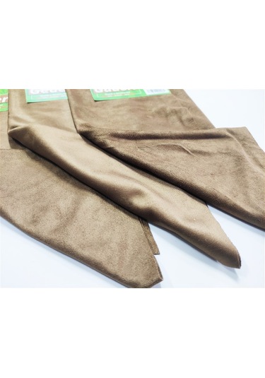 3 Adet Güderi Bez Natural Lüks 50x35 Cm Evde Arabada Ofiste