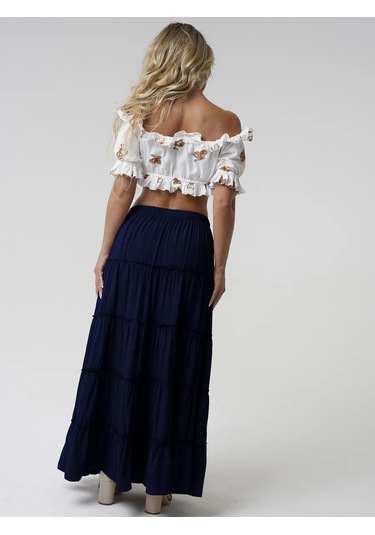 A.punto Tvoj Luk Uzun Maksi Etek 155014579 Mavi