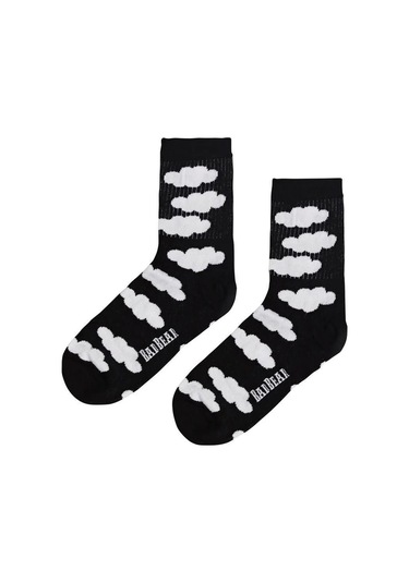Bad Bear 22.02.04.002-c01 Cloud Tall Erkek Çorap Siyah