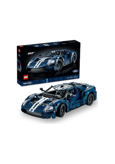 LEGO® Technic 2022 Ford GT 42154 - Yetişkinler için Koleksiyonluk Yaratıcı Model Yapım Seti (1468 Parça)