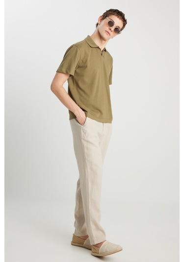 Wrangler Keten Chino Pantolon Bej Erkek Pantolon 000000000102265390 Bej