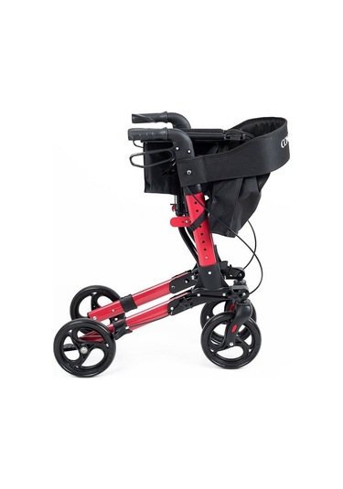 Medikaltec Comfort Plus Dm-9102 Kırmızı Lüx Alüminyum Rolatör