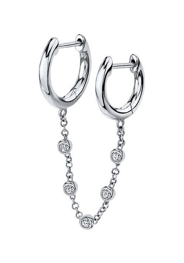 Novahub Gümüş Moda Paslanmaz Çelik Küçük Hoop Küpeler Kadınlar Için Geometri Zirkon Kolye Kıkırdak Küpe Helix Tragus Piercing Takı Gümüş Gümüş