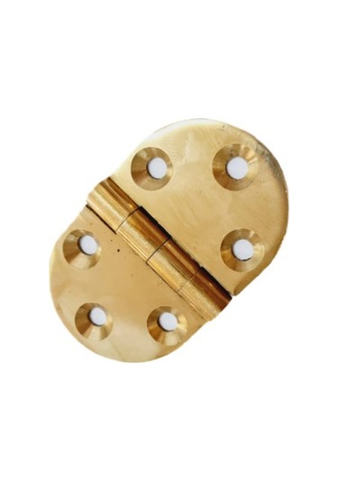 Pirinç Oval Yaprak Menteşe 30x45x2 Mm 3 Cm Dekoratif Menteşe / 5 Adet