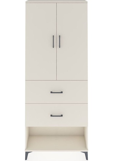 Arges Dolap 2 Raflı 2 Çekmeceli 2 Kapaklı 88x30x221 Aytaşı-ay... Aytaşı