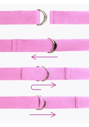 Kastly Yoga, Esneme, Pilates, Spor Ve Fitness Halkası Kemeri 109266724 Siyah