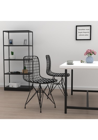 Knsz kafes tel sandalyesi 1 li mazlum syhviona ofis cafe bahçe mutfak