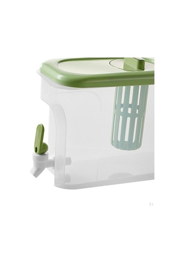 Novahub 4l Musluklu İçecek Dispenseri, Geniş Ağızlı, Limonata Ve Meyve Suyu Sebili, Dıy Buzdolabı İçeceği