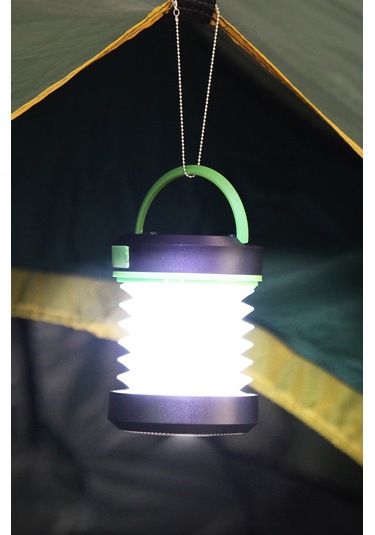 Jian Fan Açık Dağcılık Taşınabiler Geri Çekilebilir Kamp Işık Güneş Şarj Aydınlatma Kamp Işğı Yeşil Yeşil