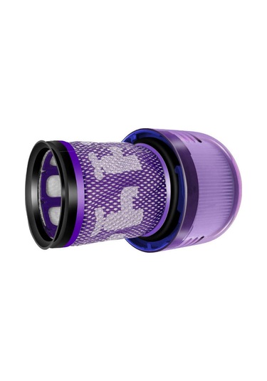 Geeroyoo  V12 Elektrikli Süpürge İçin Yüksek Verimli Hepa Filtre - Uyumlu, Temizlenebilir, 2 Adet Mor Plastik Filtre Aksesuarı