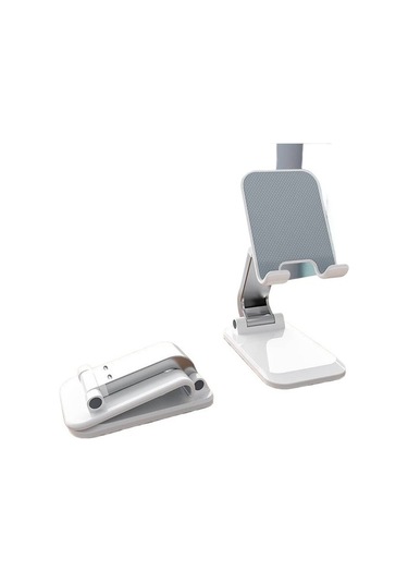 Joyhub Masaüstü Cep Telefonu Tutucusu Tablet Tutucusu Katlanır Teleskopik Tembel Cep Telefonu Tutucusu Masaüstü Beyaz Var Direksiyon