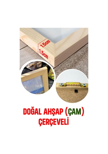 Ahşap Çerçeveli Puzzle - Tablo Hthp - 016 23 X 32 120 Parça