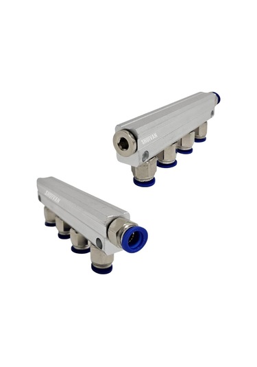 Shuıvan Pnömatik 4'lü Kollektör Su Dağıtıcı 3/8" - 1/4" 12mm - Şipşak-1565