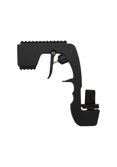 Plastik Metal Kabarcıklı Blaster Şampanya Şişesi Fışkırtma Tabancası Siyah
