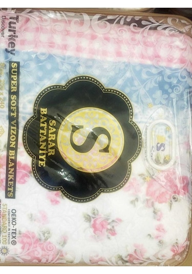 Sarar Battaniye Sarar Çift Kişilik Battaniye 4 Kg Polyester Pembe