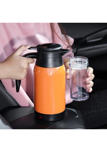 Suntek 1000ML Taşınabilir 304 Paslanmaz Çelik DC24V Su Isıtıcısı