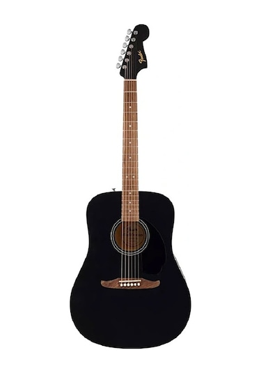 Fender California Debut Redondo Dreadnought Ceviz Klavye Black Akustik Gitar