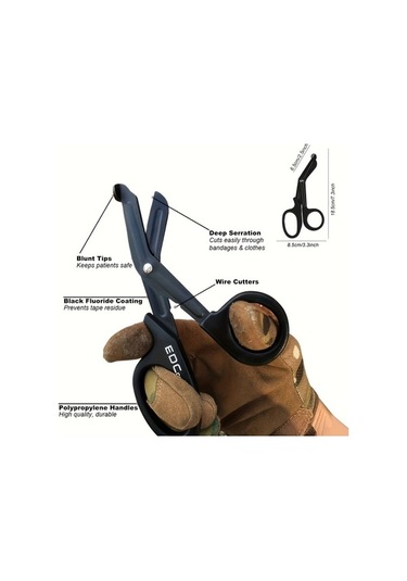 Besthome1 Tcherchı Paslanmaz Çelik Tıbbi Kurtarma Makası Yeşil Yeşil