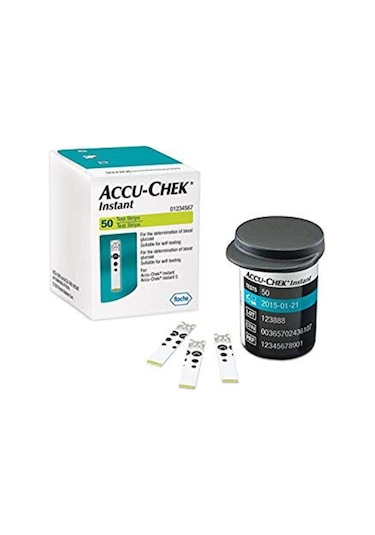 Roche Accu-Chek Instant Şeker Ölçüm Cihazı+ 50 Adet Ölçüm Çubuğu