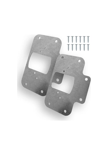 6 Adet Menteşe Tamir Sacı Pratik Paslanmaz Dolap Tamir Onarım Kiti Kapak Menteşe Tamir Onarım Seti Diğer